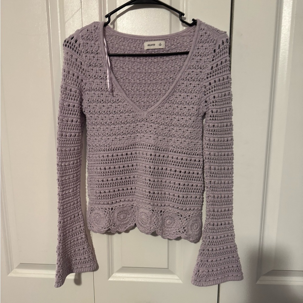 Hollister Light Purple Knit Top
